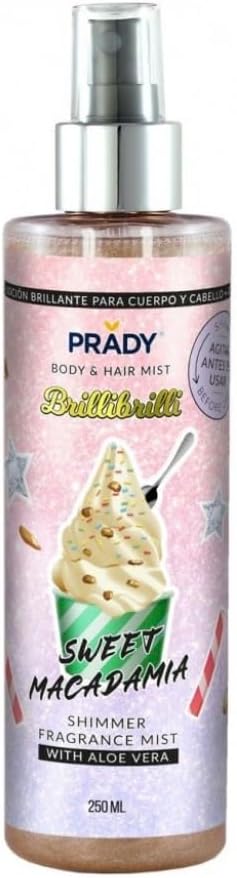 Spray lucidante per corpo e capelli con aloe vera 250Ml - Sweet Macadamia