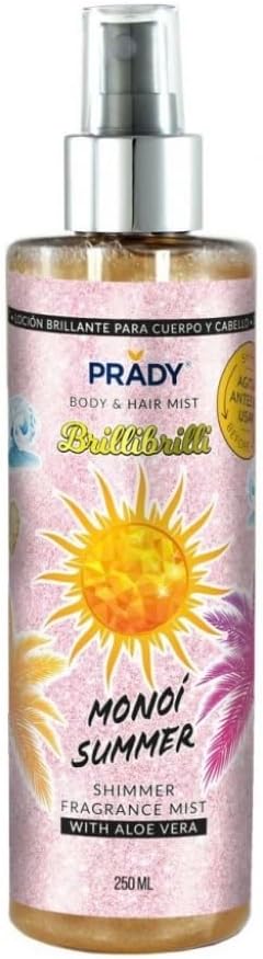 Spray lucidante per corpo e capelli con aloe vera 250Ml -Monoi Summer