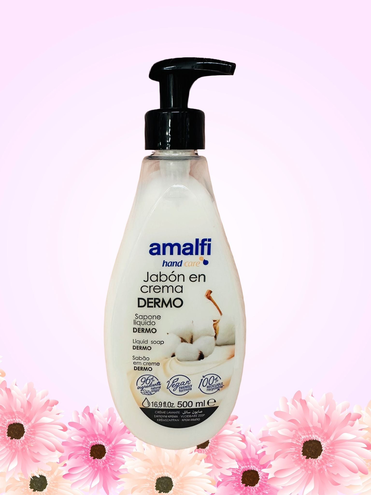 Sapone mani Amalfi Dermo da 500ml