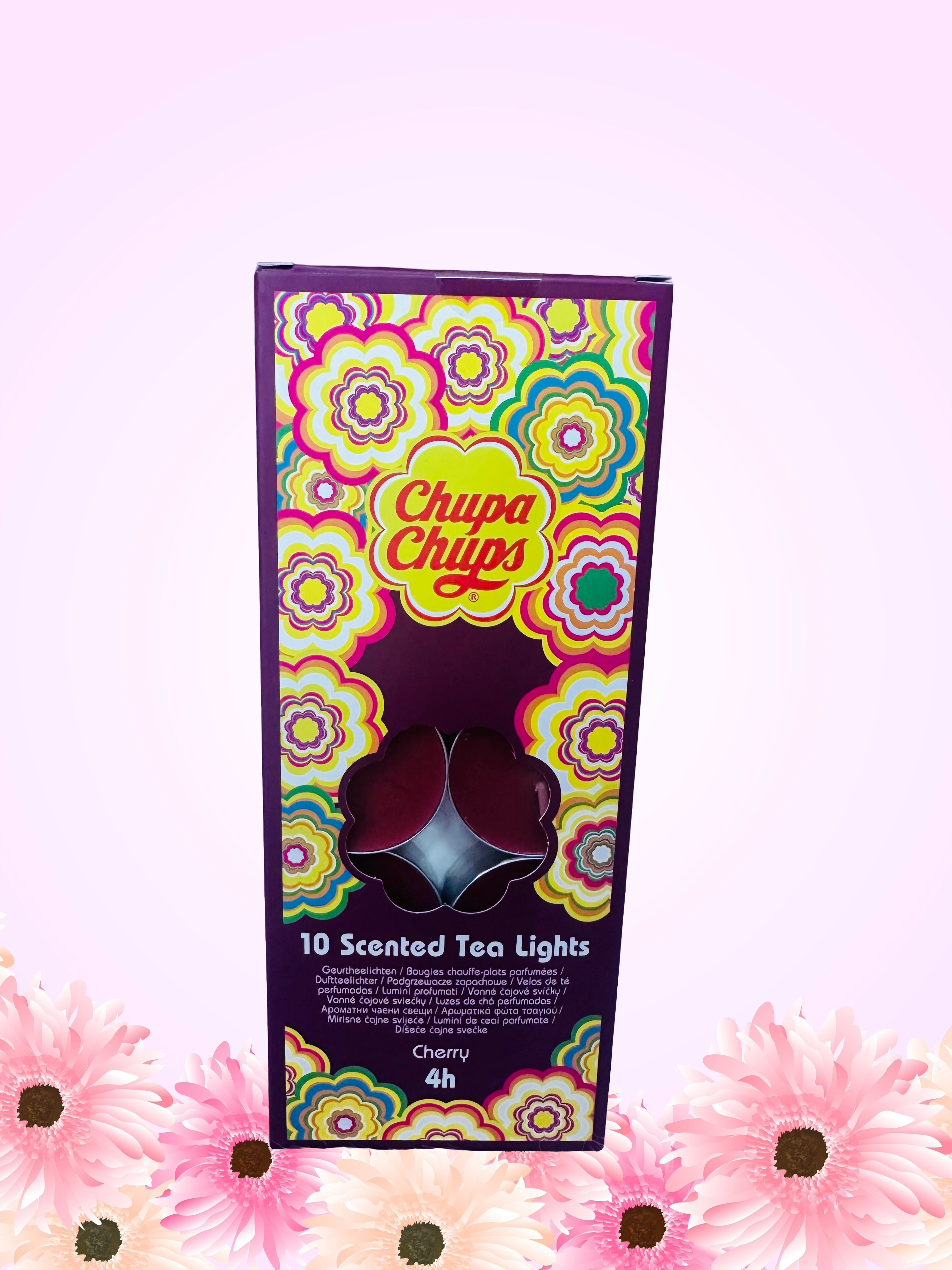 10 Candele Chupa Chups gusto Ciliegia