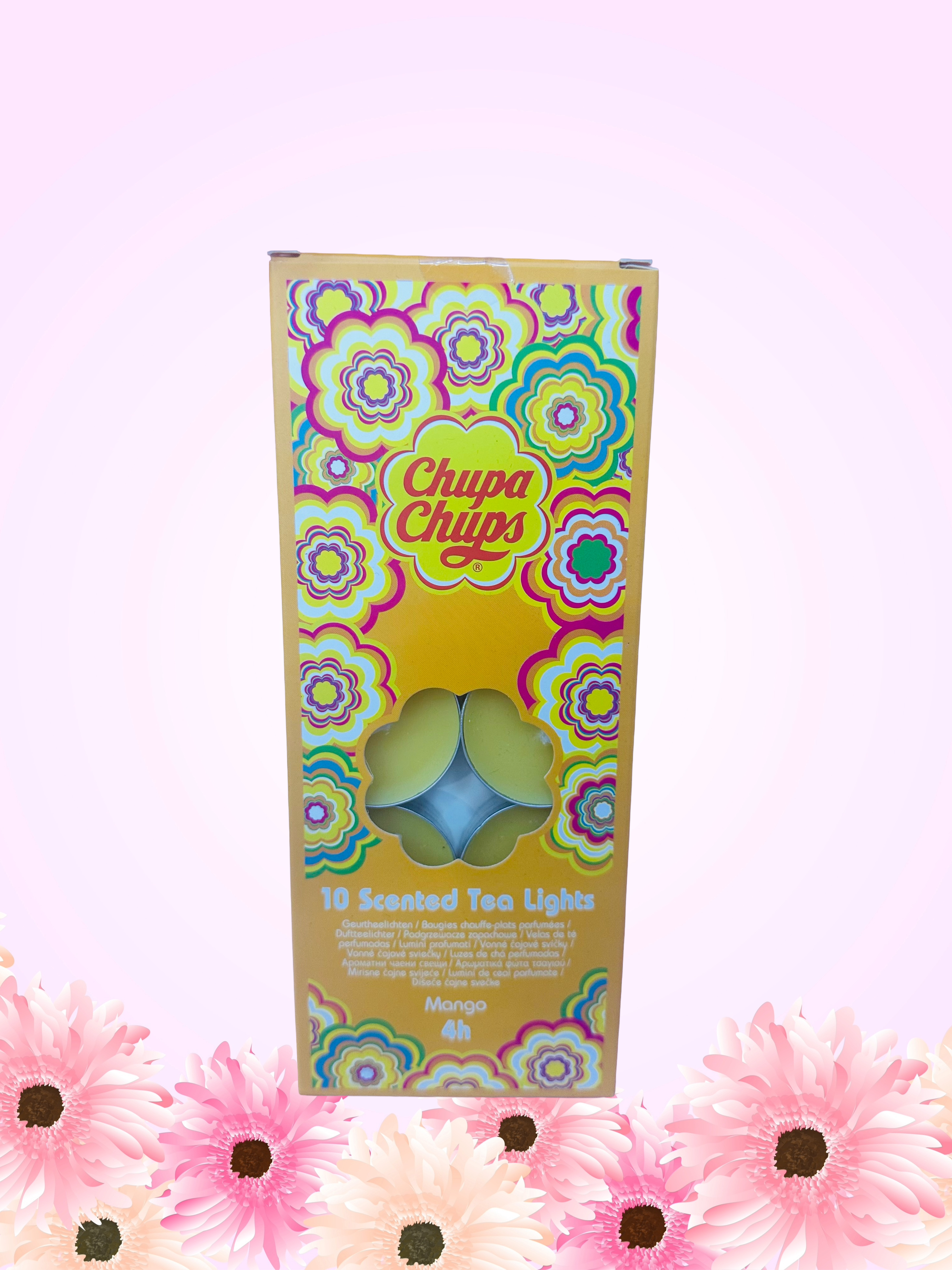 10 Candele Chupa Chups gusto Mango