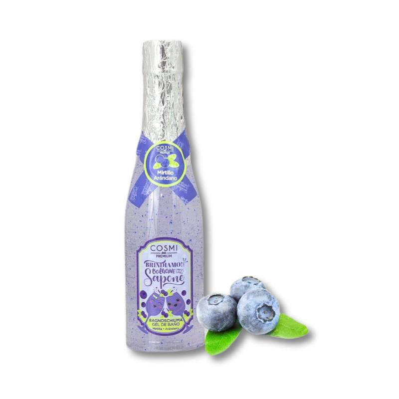 Bagnoschiuma Profumato Champagne – Cosmi Premium – 250ML Mirtillo