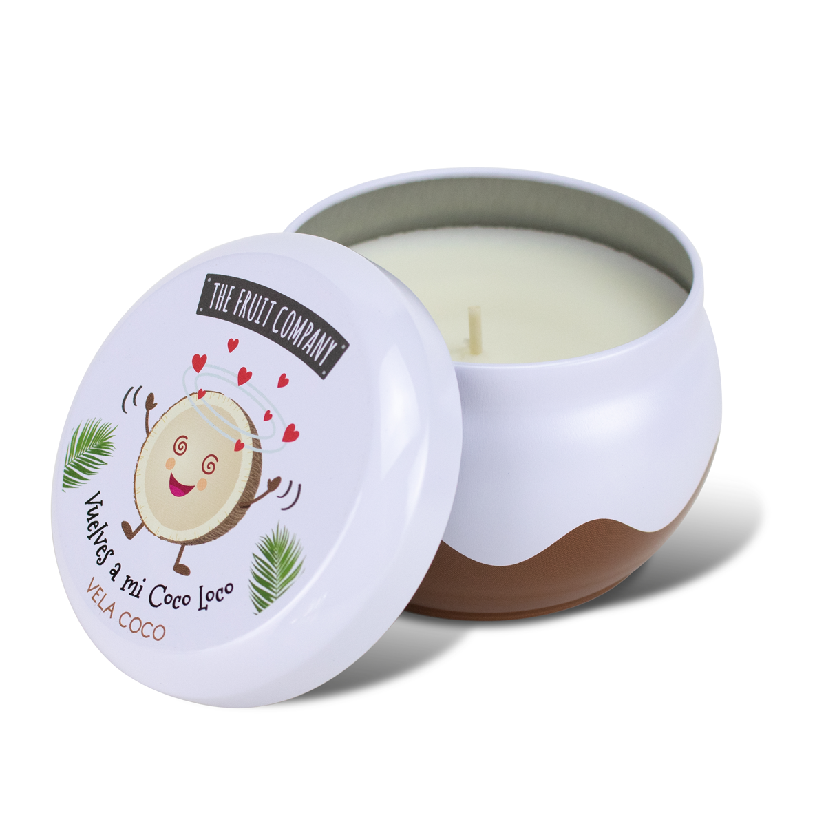 CANDELA IN LATTA DI COCCO