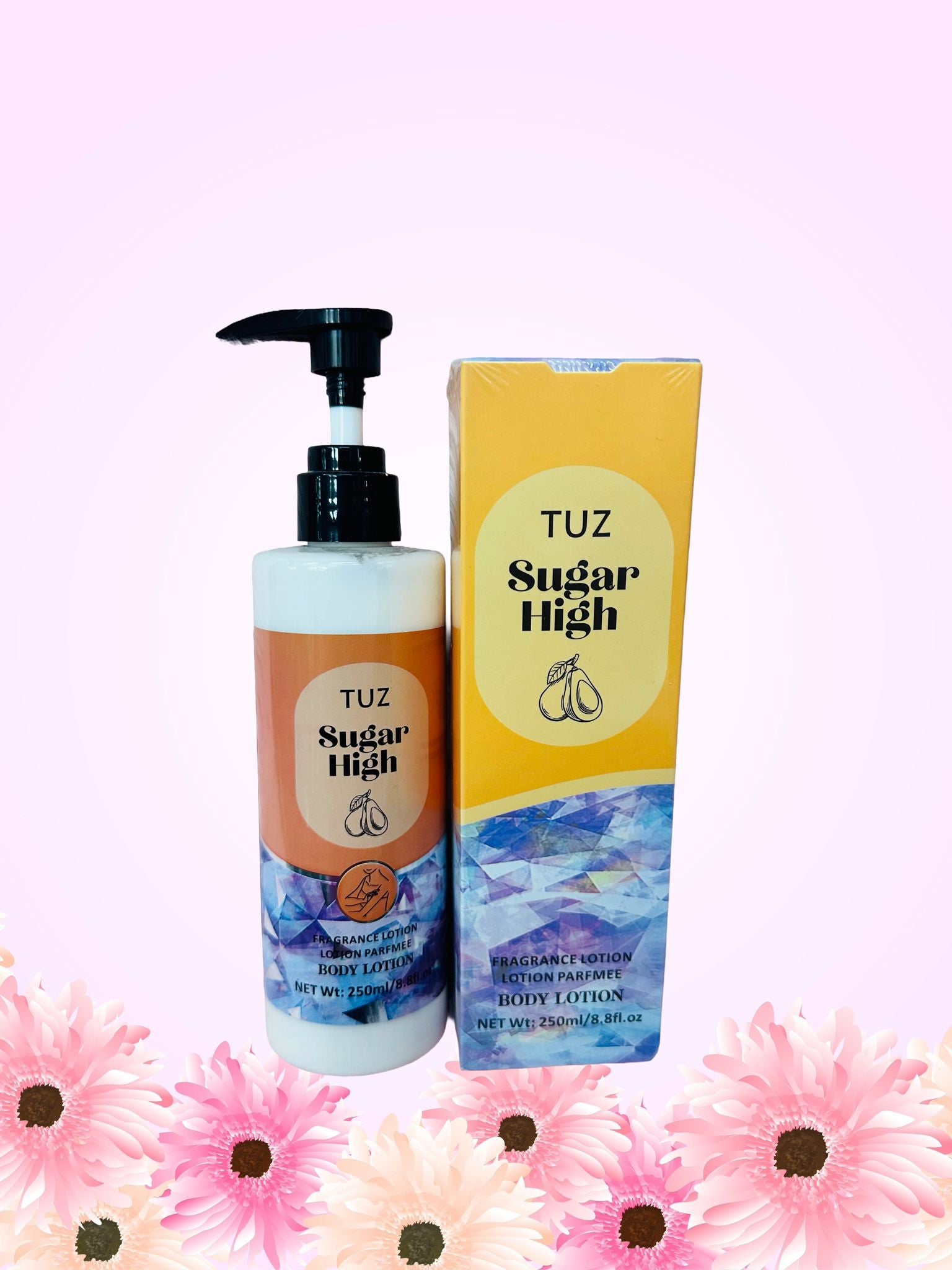 Crema corpo dupe Victoria'Secret gusto Zucchero filato da 250ml con dosatore