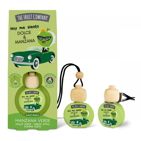 Deodorante per auto alla mela verde