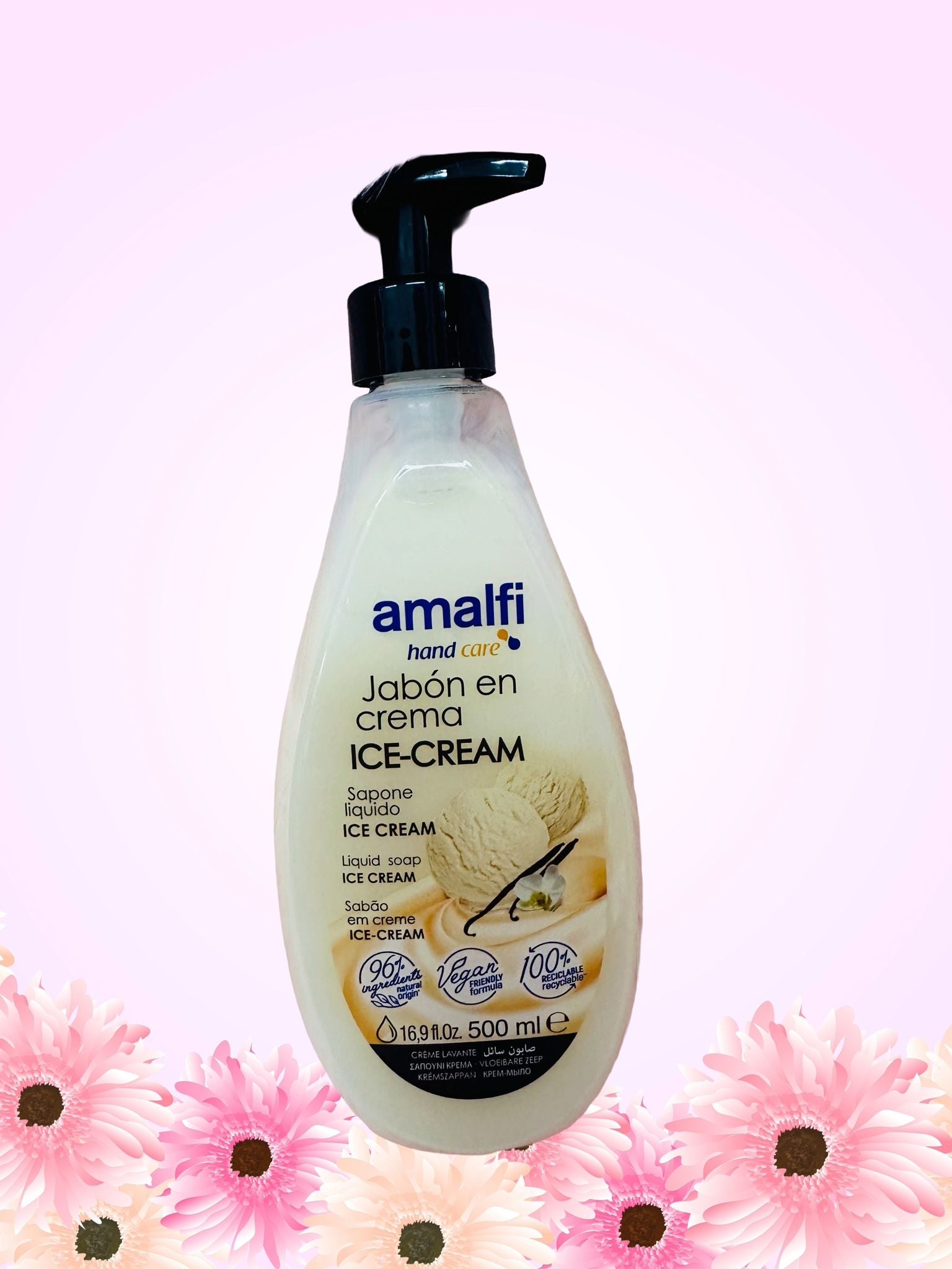 Sapone mani Amalfi Crema da 500ml