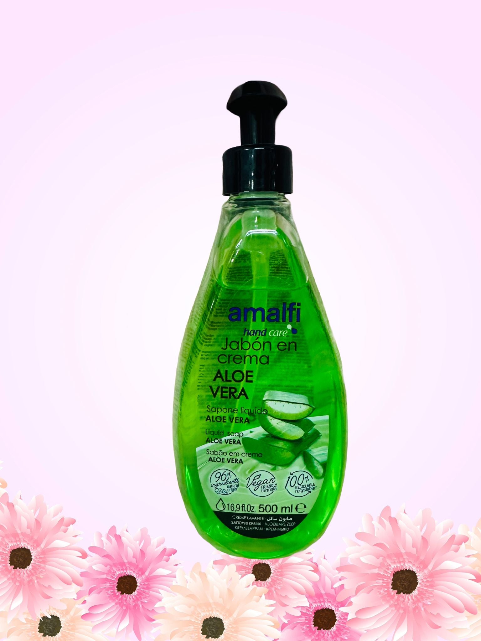 Sapone mani Amalfi Aloe Vera da 500ml