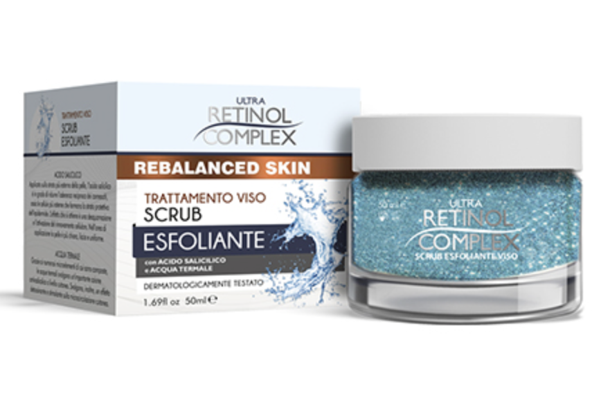 Retinol Complex Trattamento viso scrub Esfoliante 50Ml
