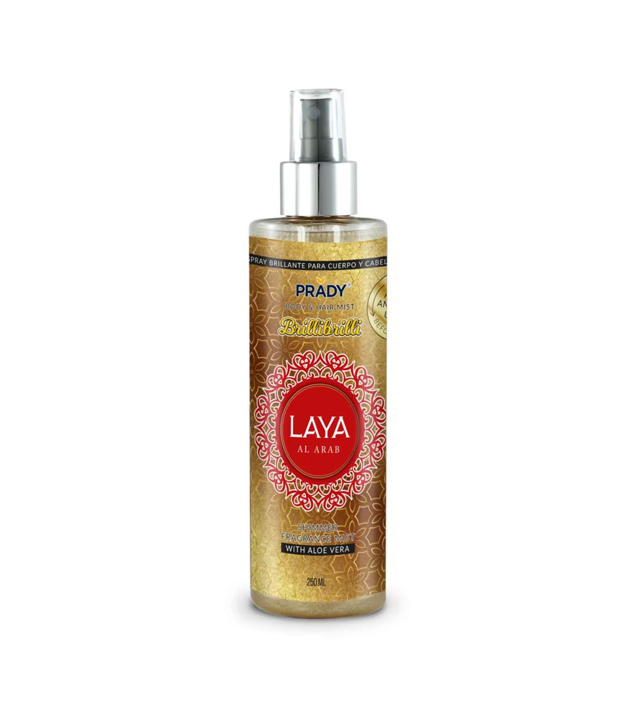 Spray lucidante per corpo e capelli con aloe vera 250Ml - Laya Al Arab
