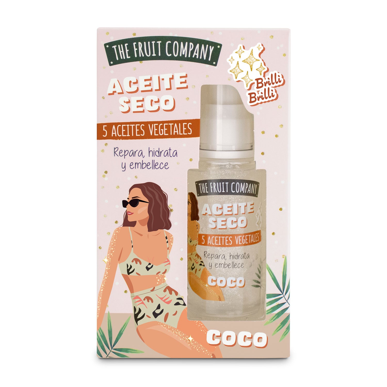 Olio secco Glitterato al Cocco 50 ml TFC