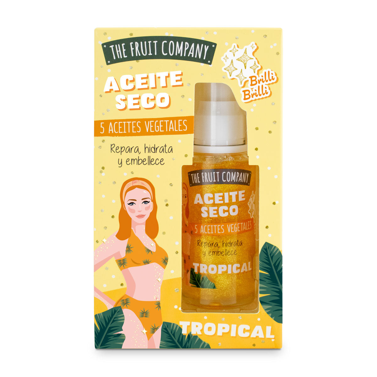 Olio secco glitter tropicale 50 ml TFC