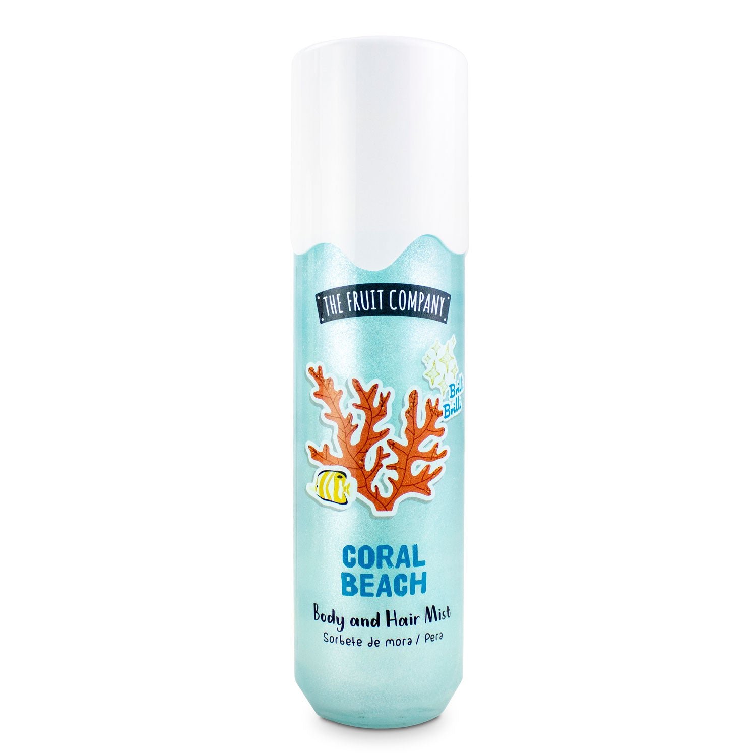 Spray per capelli e corpo Coral Beach Glitter 200 ml TFC